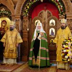 Управляющий епархией сослужил Святейшему Патриарху КИРИЛЛУ во время его визита в Новороссийскую епархию